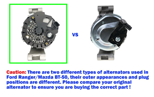 Alternator for Mazda BT-50 Ford Ranger UP PX P4AT 2.2 3.2 L Diesel (2011-15) Two Different Variations