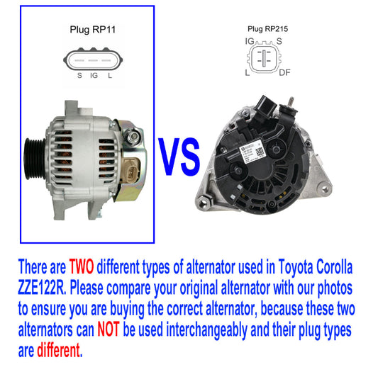 Corolla ZZE122R DENSO SYTLE VS BOSCH STYLE comparison