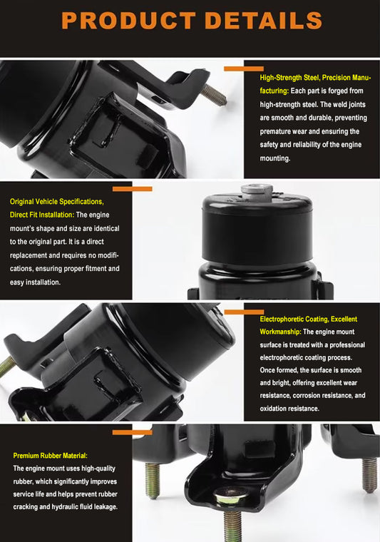 New Right Engine Mount for Nissan Dualis J10 Qashqai J11 2.0L 2007-2016