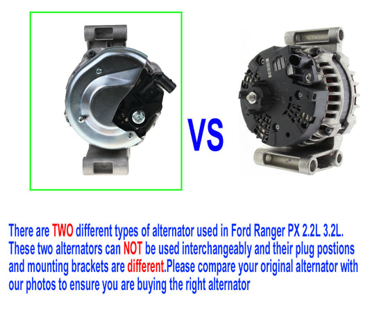 Ford Range PX Mazda BT-50 Alternator Comparison