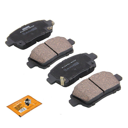 MSM High Quality Front Brake Pad Set for Toyota Corolla ZZE122 2001-06 (JAPAN MADE MODEL))