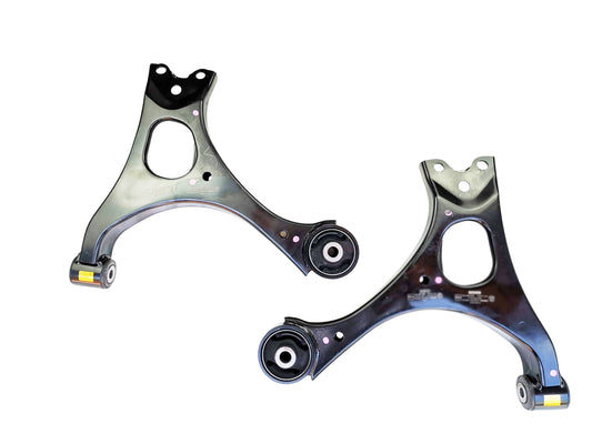 Pair Front Lower Control Arms w/o Ball Joint for Honda Civic FD1 FD2 2006-2012