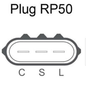 New Alternator for Nissan Navara D40 YD25DDTi 2.5L Turbo Diesel 2005-14 Spain Plug Type