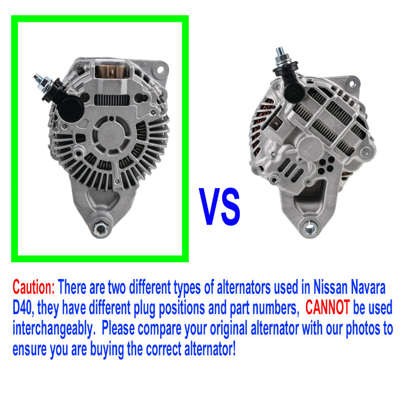 Nissan Navara D40 Alternator Spain Vs Thai Model Comparison