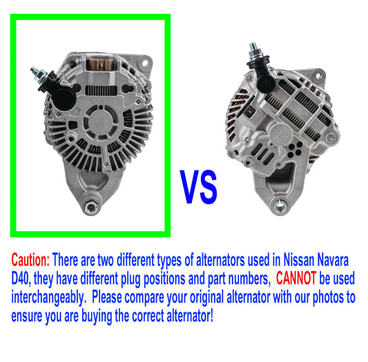 Nissan Navara D40 Alternator Spain Vs Thai Model Comparison
