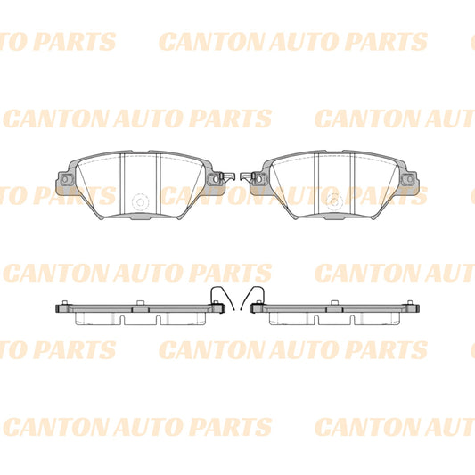 MSM High Quality Ceramic Rear Brake Pad Set for Mazda CX-9 TC 2.5L 2016-ON
