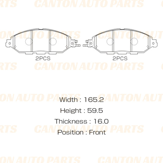 Front Brake Pads for Nissan Pathfinder R52 2013-2020