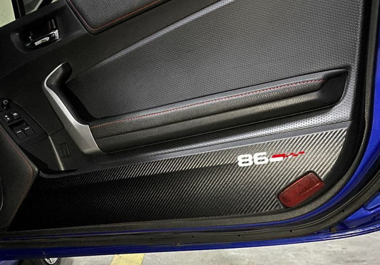 Door Anti Kick Pad Cover Trim Sticker Guard fit for Toyota 86 Subaru BRZ 2013-20