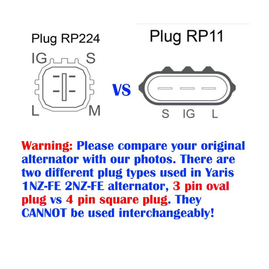 Toyota Yaris Alternator Regulator Comparison