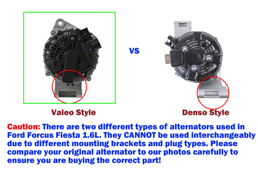 New Alternator for Ford Focus LW PNDA Fiesta WS WT WZ 1.6L Petrol 2009-15 VALEO