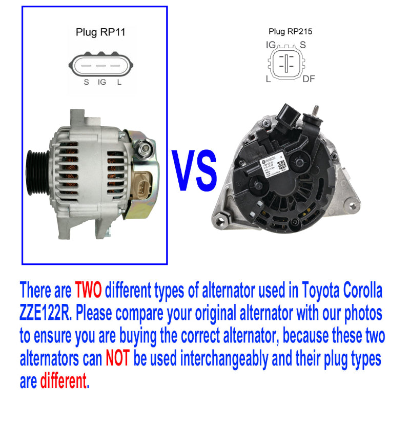 Corolla ZZE122R DENSO SYTLE VS BOSCH STYLE comparison