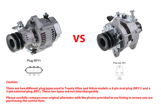 New Alternator For Toyota Hilux LN147R LN167R LN172R HiAce LH172 LH184 2.8L 3.0L