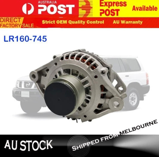 Brand New Alternator Fits Nissan Navara D22 ZD30DDTi 3.0L Diesel 2000-2008 Clutch Pulley LR160-745
