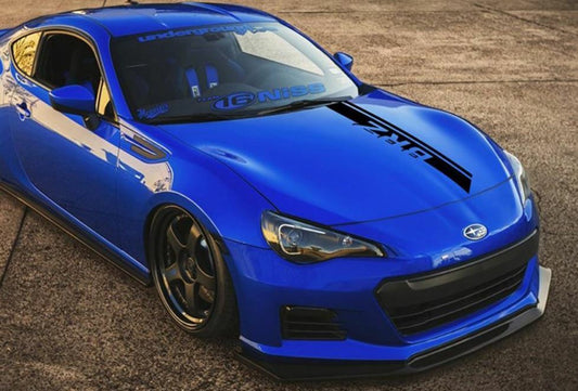 Subura BRZ Sport Bonnet Decorative Decal Sticker (Black)