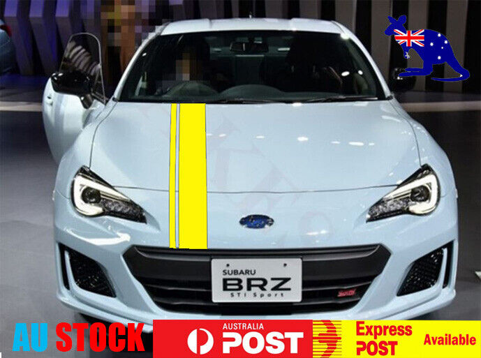 Subura BRZ Toyota 86 Universal Sport Bonnet Decorative Decal Sticker (Yellow)
