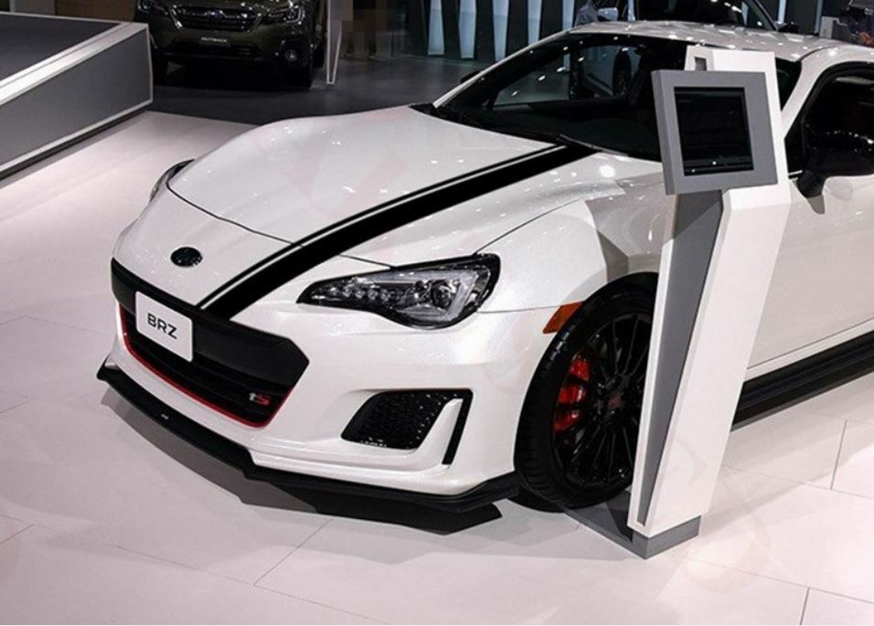 Subura BRZ Toyota 86 Universal Sport Bonnet Decorative Decal Sticker (Yellow)