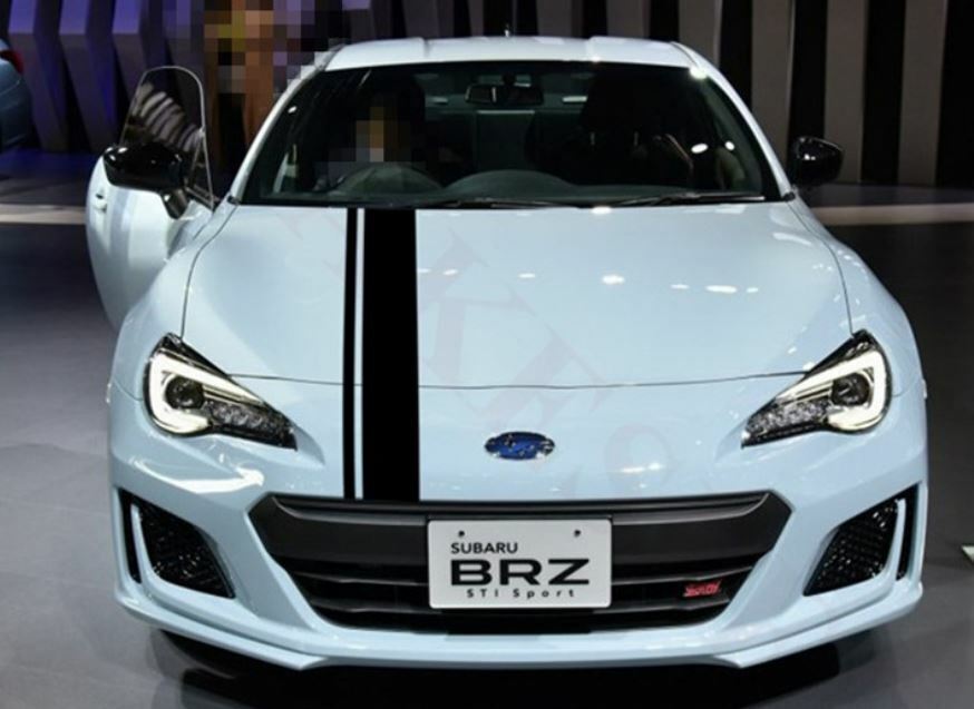 Subura BRZ Toyota 86 Universal Sport Bonnet Decorative Decal Sticker (Yellow)