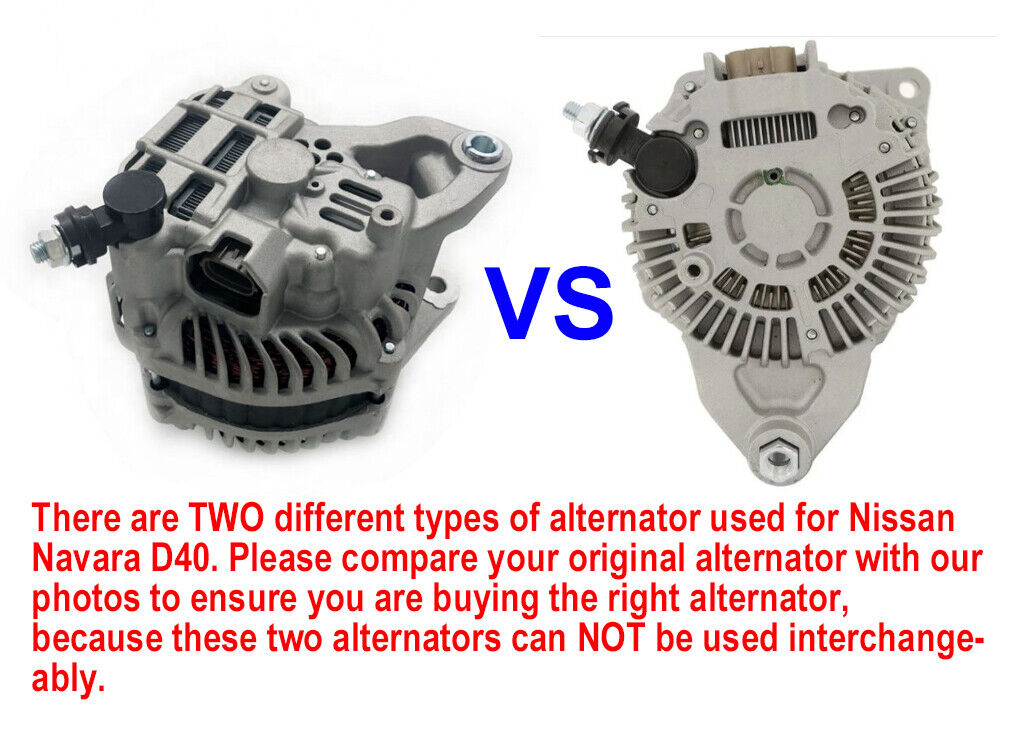 Brand New Alternator for Nissan Navara D40 YD25DDTi 2.5L Turbo Diesel 2005-14