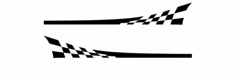 Toyota 86 Subaru BRZ Sport Skirt Decorative Decal Sticker (Yellow) 1 Pair